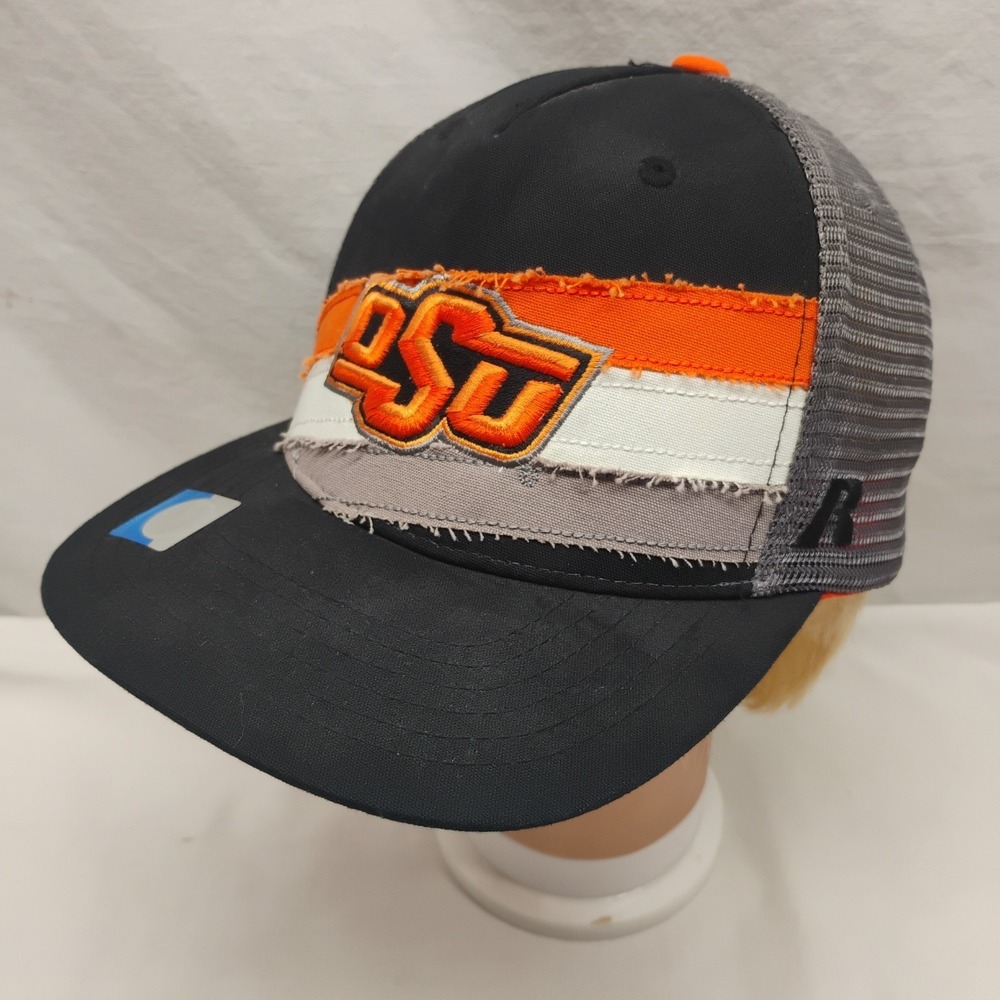 Vintage Russell OSU Oklahoma State University Snapback Baseball Hat Cap